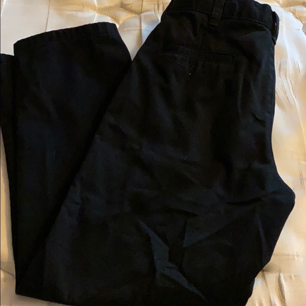 Black casual dress pants. 12 Husky